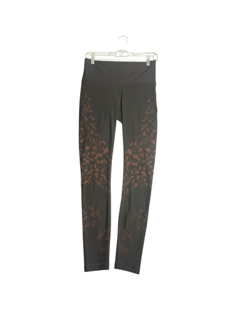 Lululemon Size 8 Mapped Out High Rise Tight Brick Camo Black Leggings 28'' - Picture 6 of 8